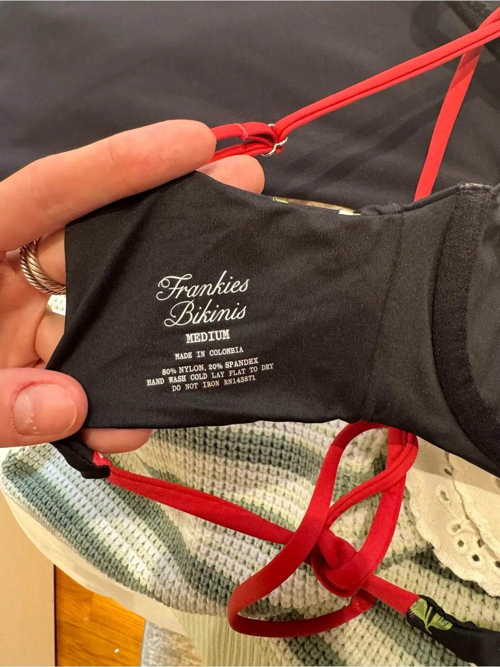 Frankie’s Bikini Cola Cherry Balconette Bikini Top
